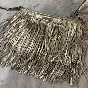 Rebecca Minkoff Silver Fringe Bag